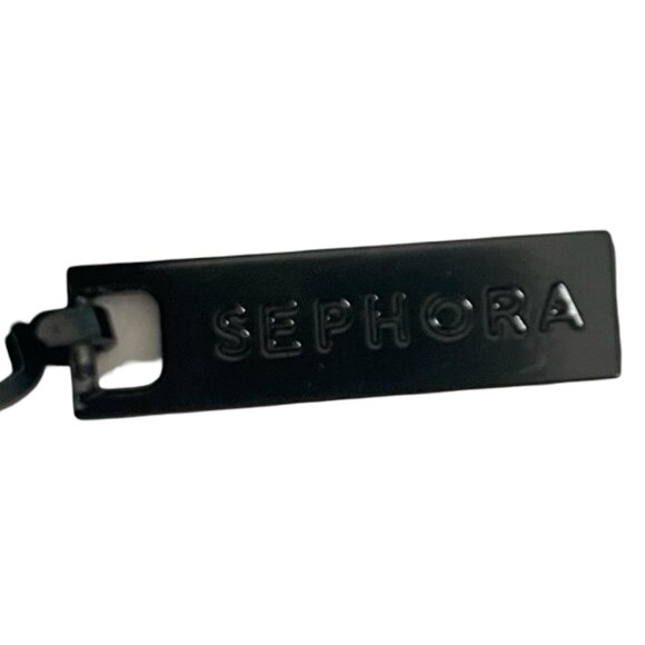 Sephora Black Sequin Mini Clutch with Wrist Strap – Sparkly Holiday Evening Bag - Picture 7 of 7